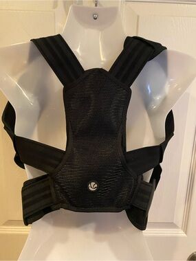 Adjustable Black Posture Support Vest for Women